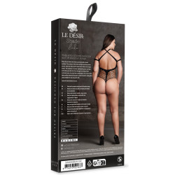 Shade by Le Désir Body String Ouvert Grande Taille Leda Noir